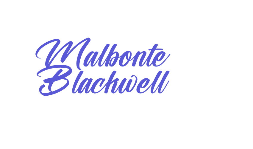 Malbonte Blackwell Font Download