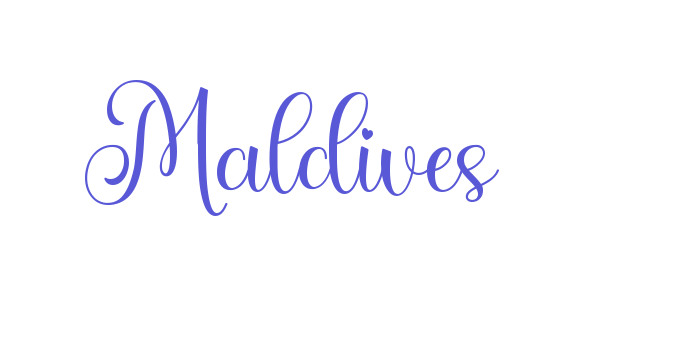 Maldives Font