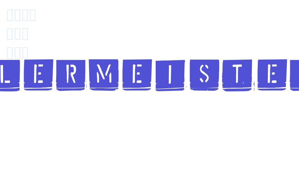 Malermeister-font-download