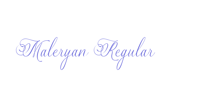 Maleryan Regular Font Download