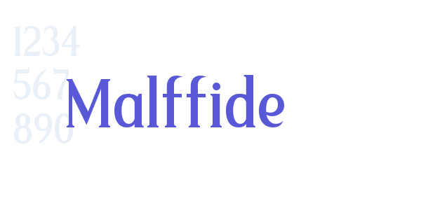 Malffide font