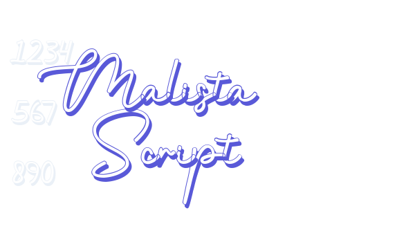 Malista Script Font