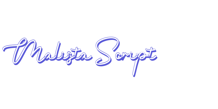 Malista Script Font Download