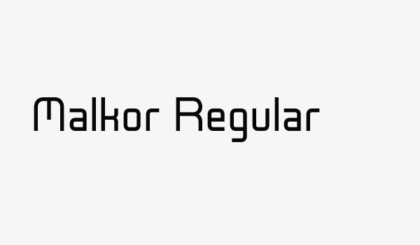 Malkor Regular Font