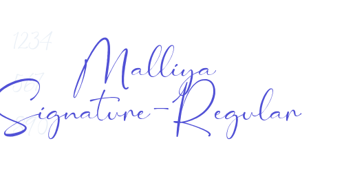 Malliya Signature-Regular