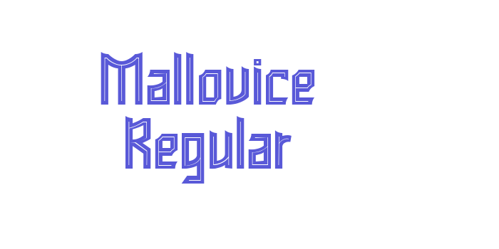 Mallovice Regular Font