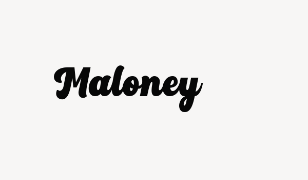 Maloney Font