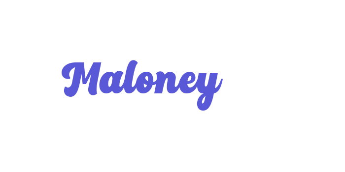 Maloney Font Download