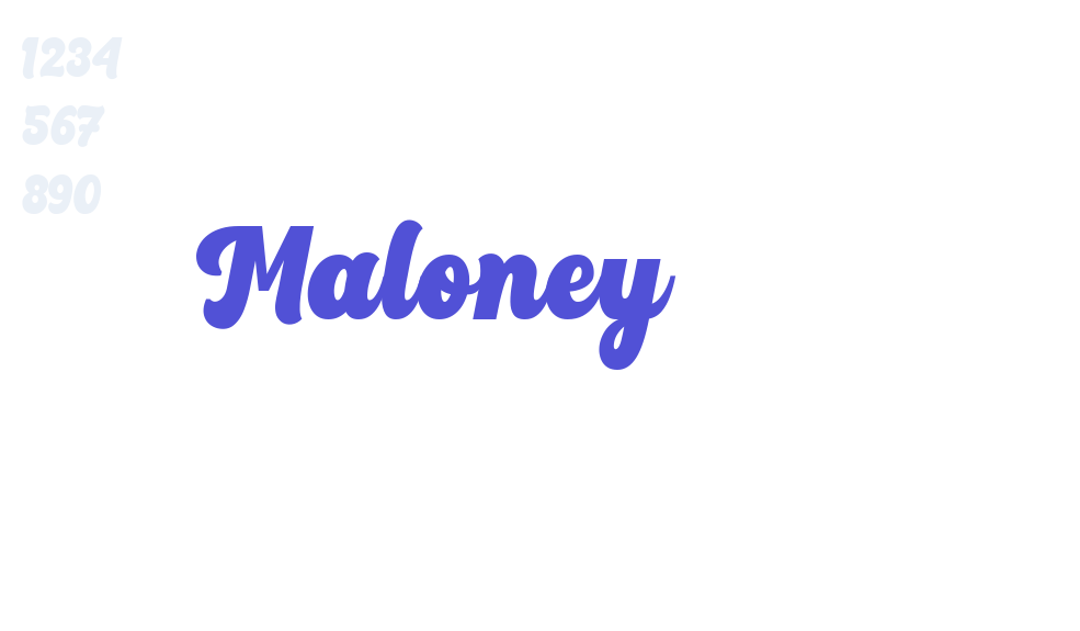 Maloney-font-download