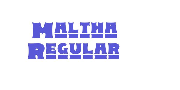 Maltha Regular Font Download