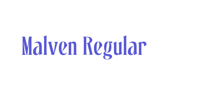 Malven Regular Font Download