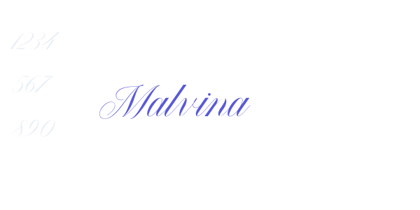 Malvina font free