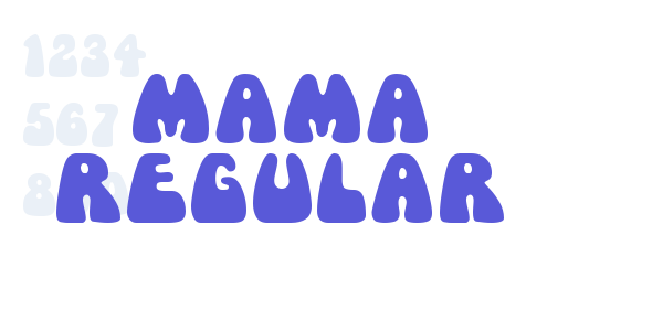 Mama Regular font free