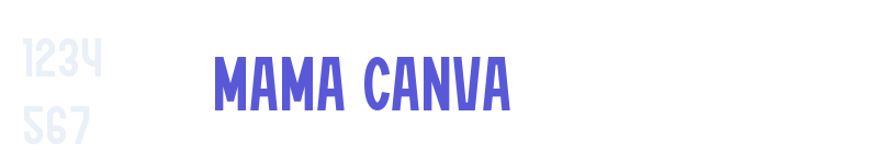 Mama Canva-related font
