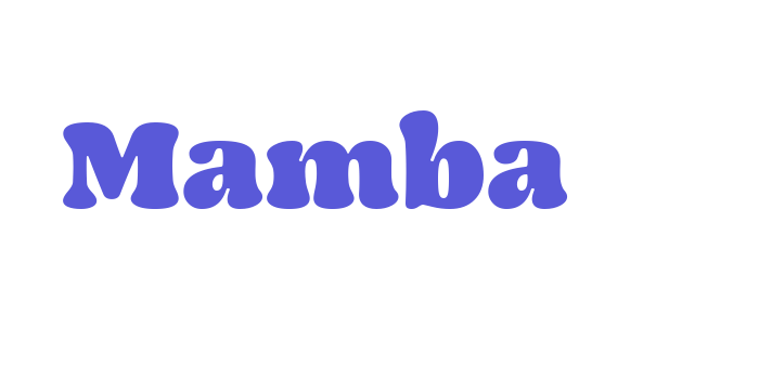 Mamba Font