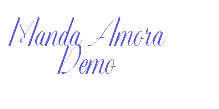 Manda Amora Demo Font