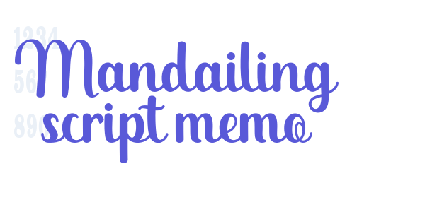 Mandailing script memo font