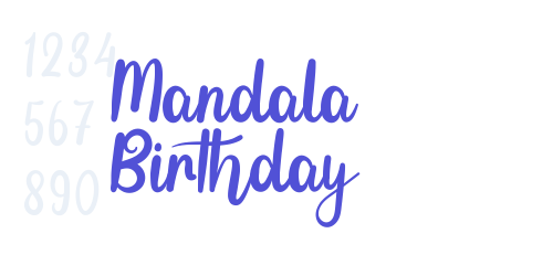 Mandala Birthday