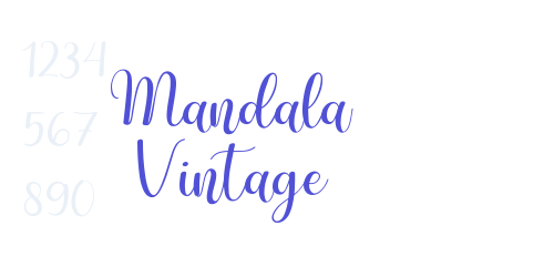 Mandala Vintage-font-download