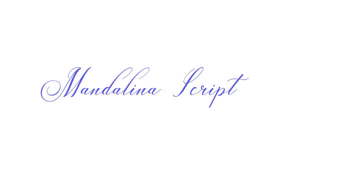 Mandalina Script Font Download