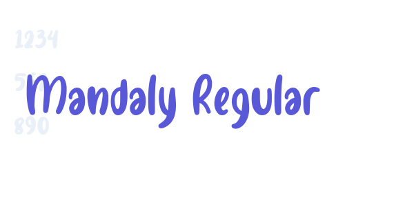 Mandaly Regular font