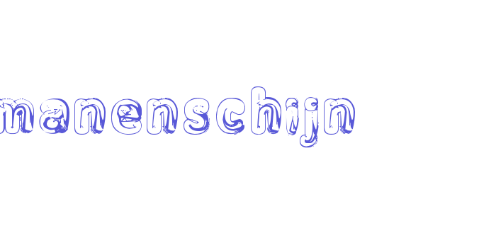 Manenschijn_02 Font Download