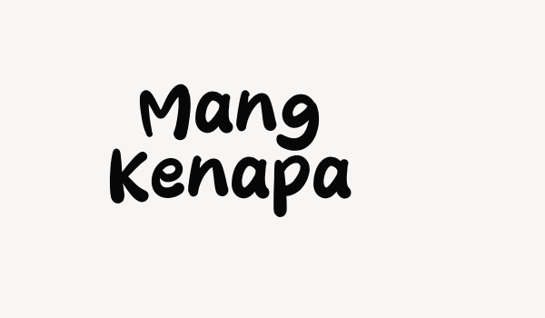 Mang Kenapa Font