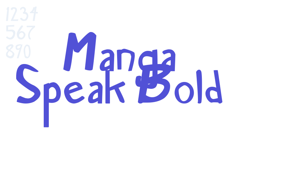 Manga Speak Bold-font-download