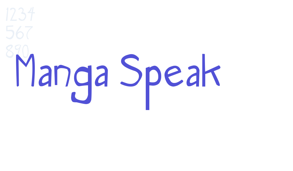 Manga Speak-font-download