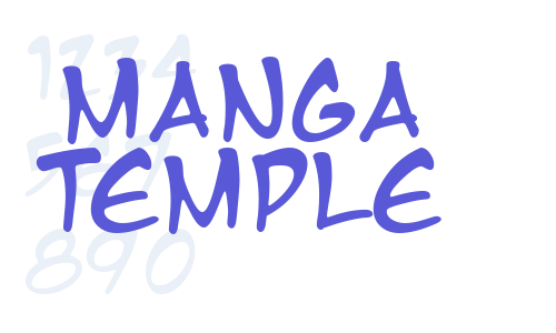 Manga Temple Font Download