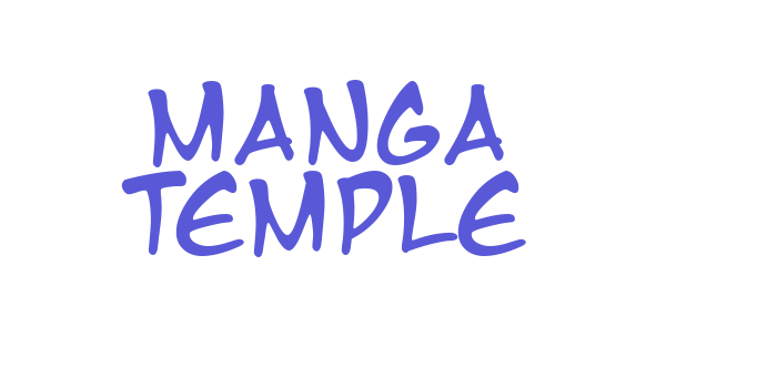 Manga Temple Font Download