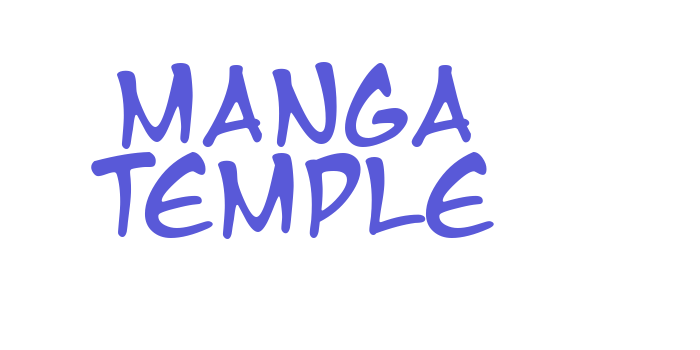 Manga Temple Font