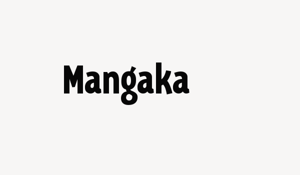 Mangaka Font