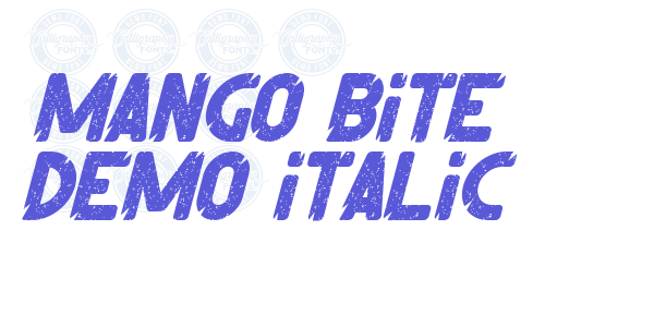 Mango Bite Demo Italic font free