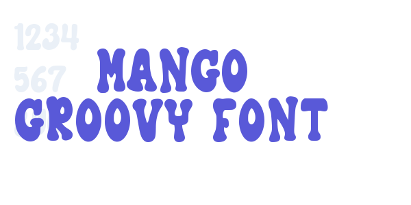 Mango Groovy Font font free