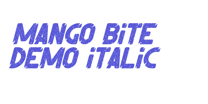 Mango Bite Demo Italic Font Download