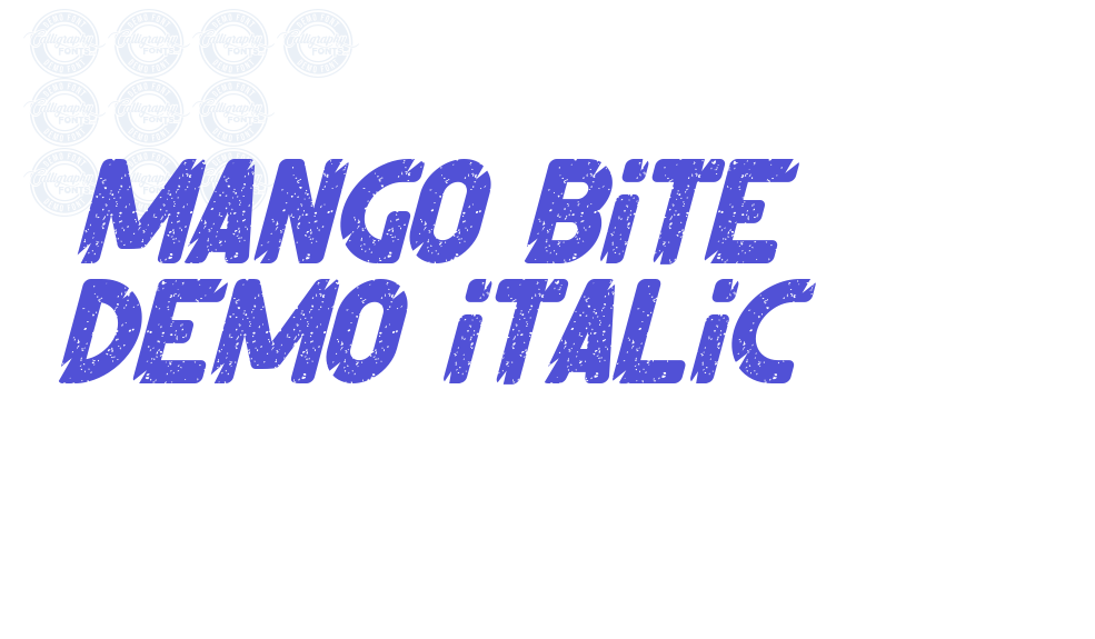 Mango Bite Demo Italic-font-download