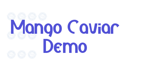 Mango Caviar Demo-font-download