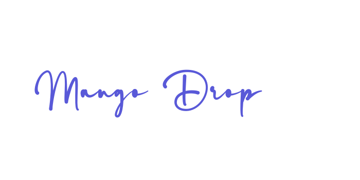 Mango Drop Font Download