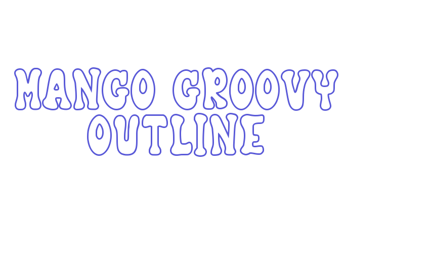 Mango Groovy Outline Font Download