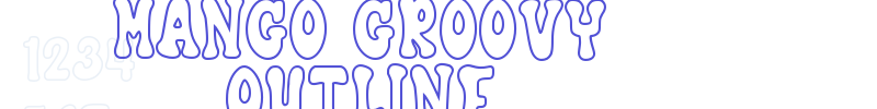 Mango Groovy Outline-font