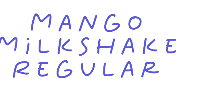 Mango Milkshake Regular Font Download