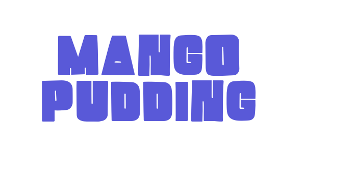 Mango Pudding Font