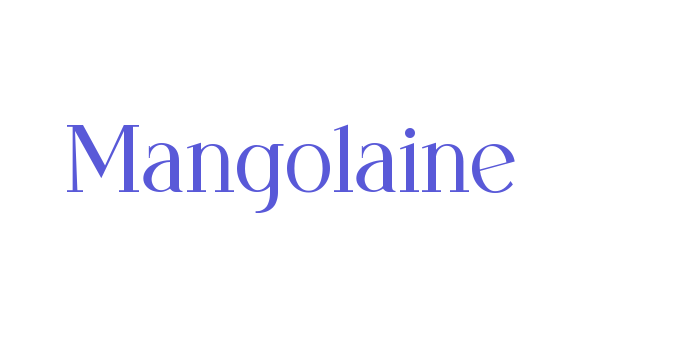 Mangolaine Font