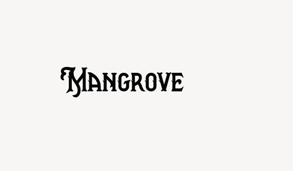 Mangrove Font