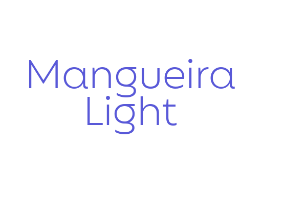 Mangueira Light Font