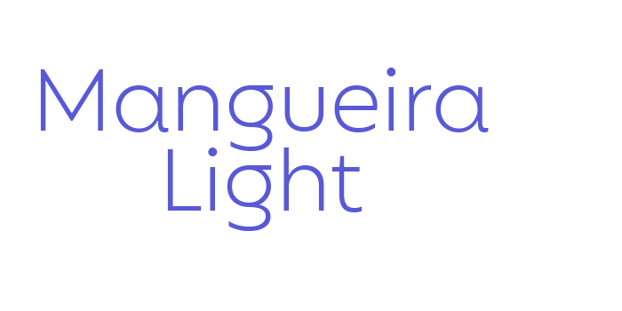 Mangueira Light Font