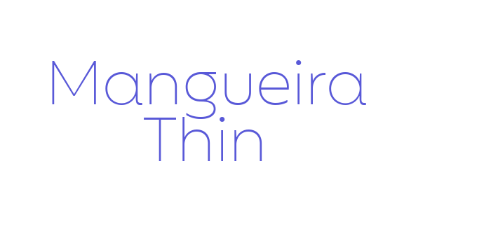 Download Mangueira Thin Font