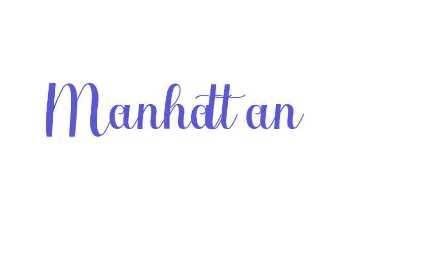 Manhattan Font Download