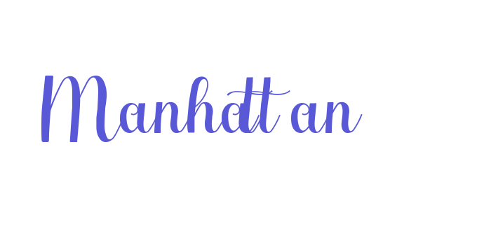 Manhattan Font Download